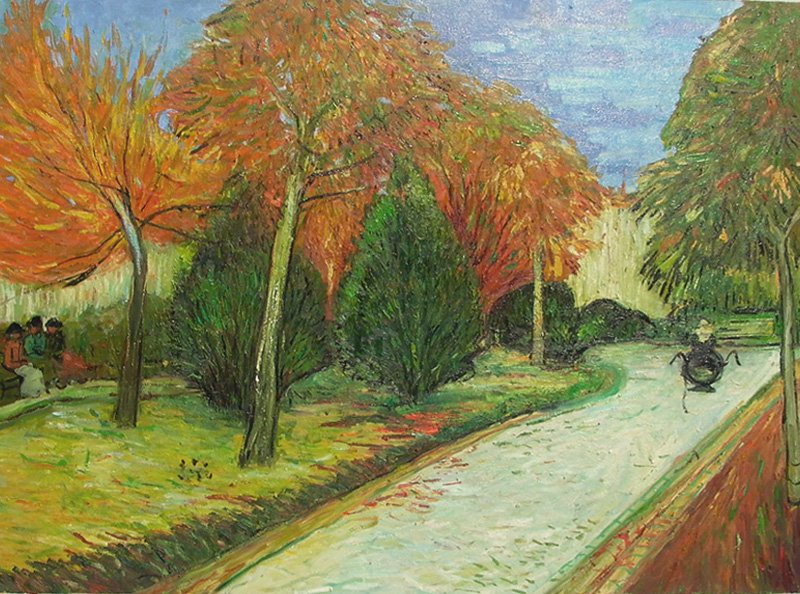 Garden in Autumn Van Gogh