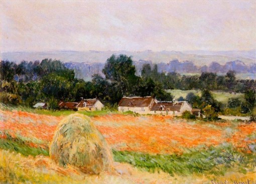 A Haystack Claude Monet oil painting
