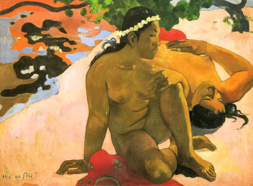 Aha Oe Feii Aka What Are You Jealous Paul Gauguin Paul Gauguin oil painting 1