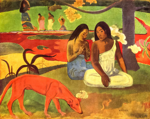 Arearea Aka Joyousness Paul Gauguin oil painting 1