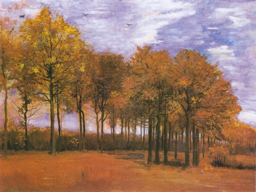 Autumn Landscape Van Gogh painting I 1