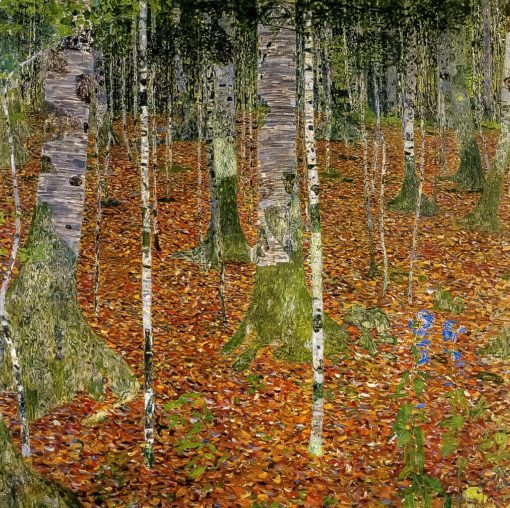 Birch Forrest 1903 Gustav Klimt Painting 1