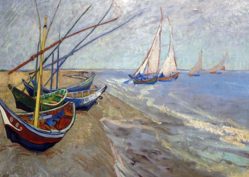 Fishing Boats On The Beach At Saintes Maries 1