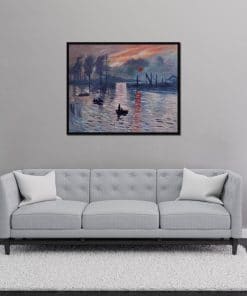 Impression Sonnenaufgang (Impression Sunrise) Monet Ölbild Reproduktion