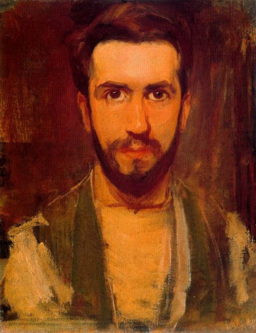 Self Portrait 1900 - Piet Mondrian Ölbild Reproduktion