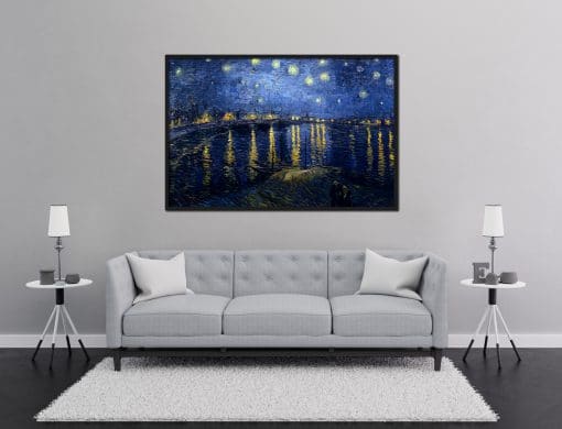 Starry Night over the Rhoné painting