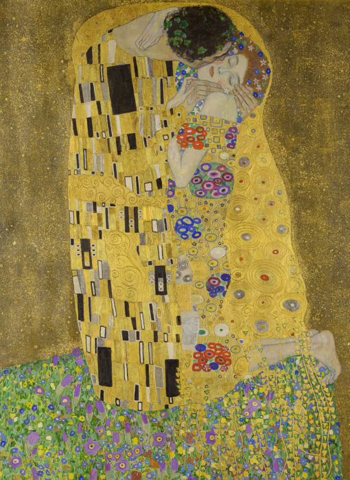 The Kiss Detail Der Kuss Detail Gustav Klimt Painting