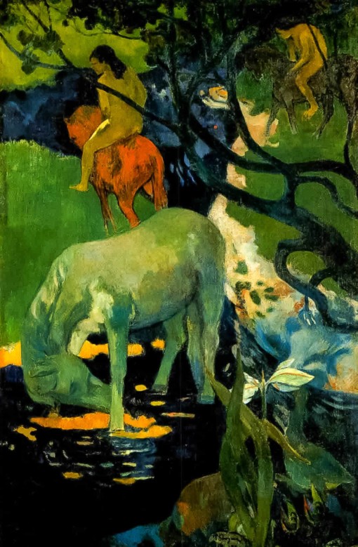 The White Horse Paul Gauguin oil painting 1