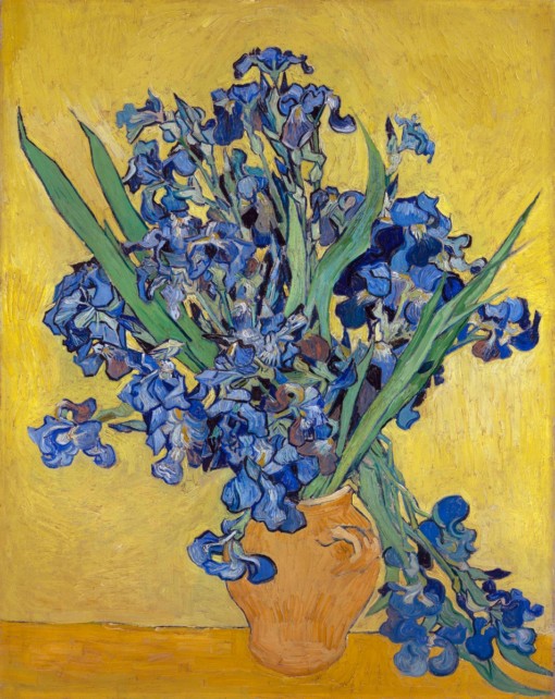 still life with irises van gogh oil painting 1